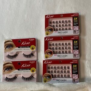 NEW Kiss Lash Bundle - Lash Clusters Full Lashes - Black